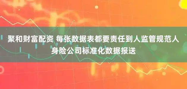聚和财富配资 每张数据表都要责任到人监管规范人身险公司标准化数据报送